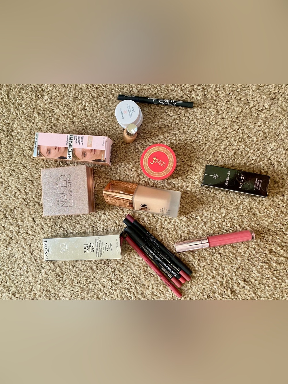 Lancome, Urban Decay, Juvias Place, Guerlain, Dior, KVD, Maybelline, NYX…